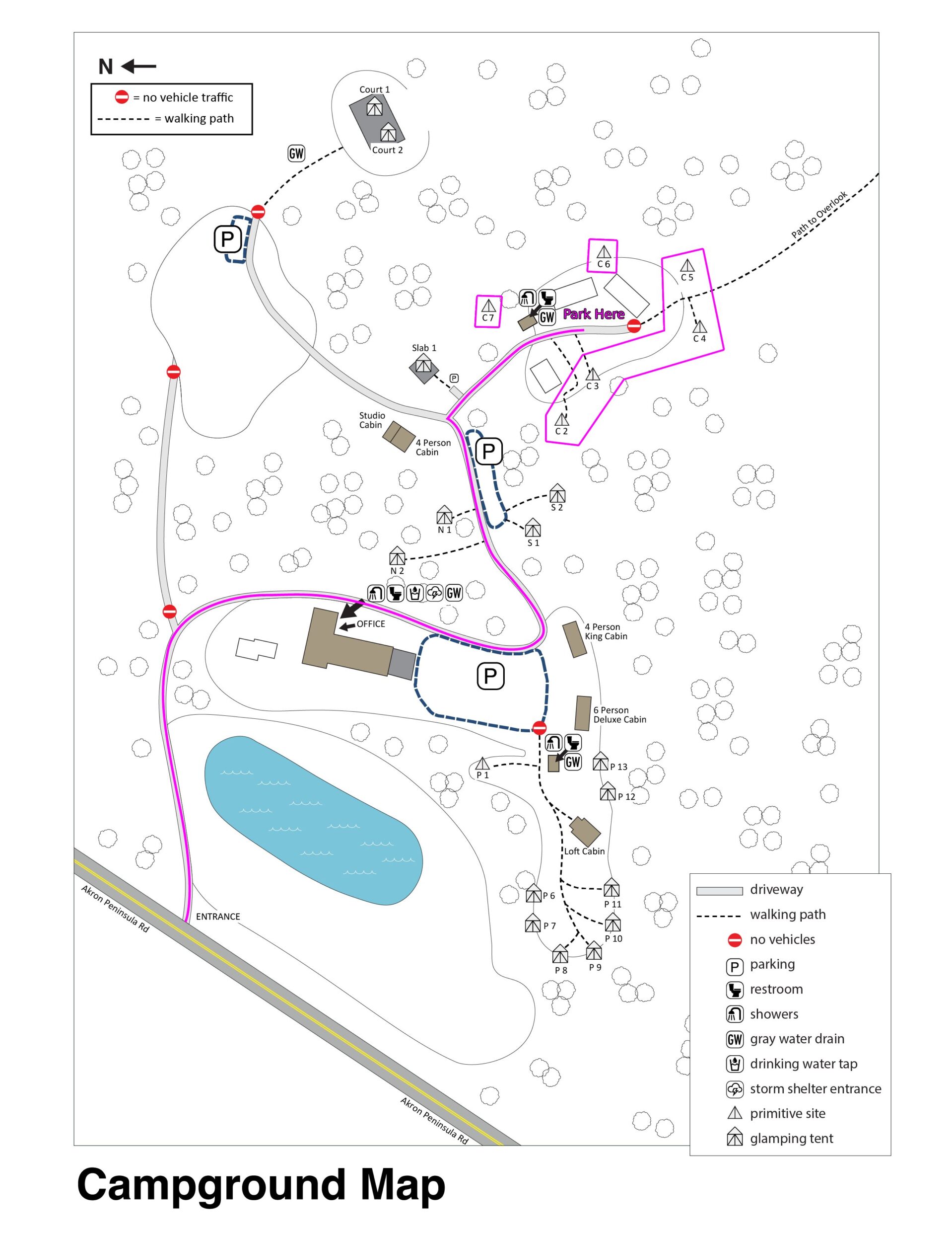 c-sites map